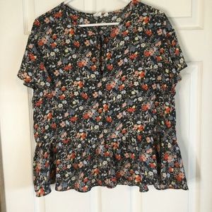 Gap Peplum Top Size XL
